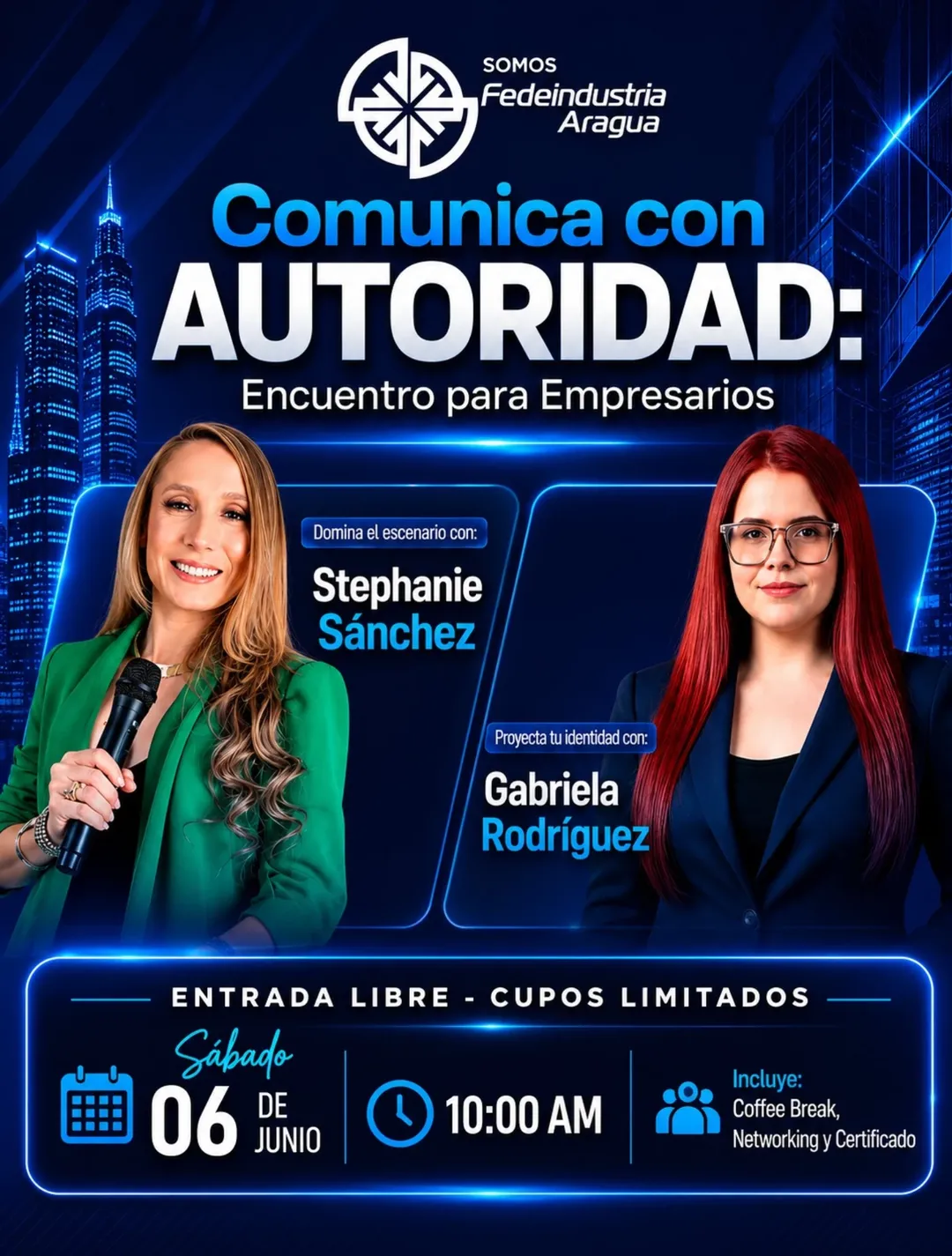 "Comunica con Autoridad": Taller y Networking de Marca Personal