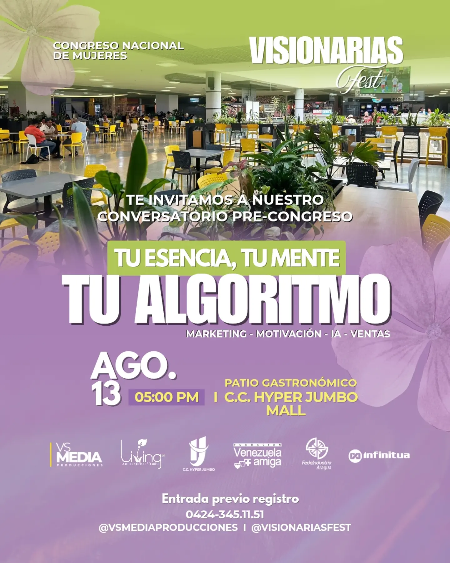Conversatorio Pre-Congreso: Tu Esencia, Tu Mente y Tu Algoritmo (#VisionariasFest2)